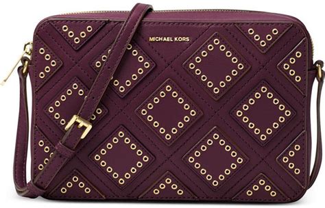 michael kors diamond grommet crossbody|MICHAEL Michael Kors Jet Set Travel Large Diamond Grommet .